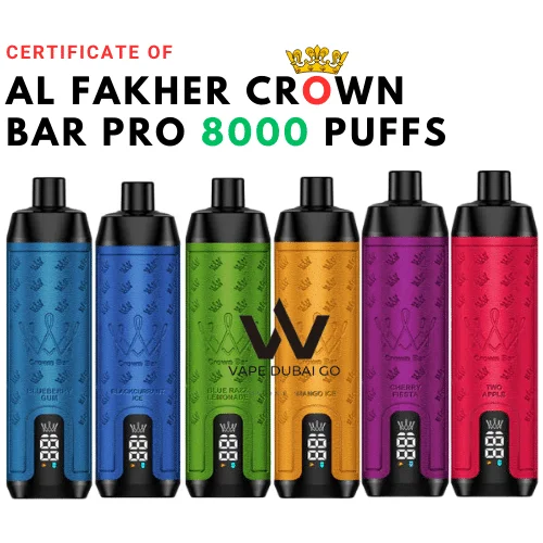 Al Fakher Crown Bar Pro 8000 Puffs